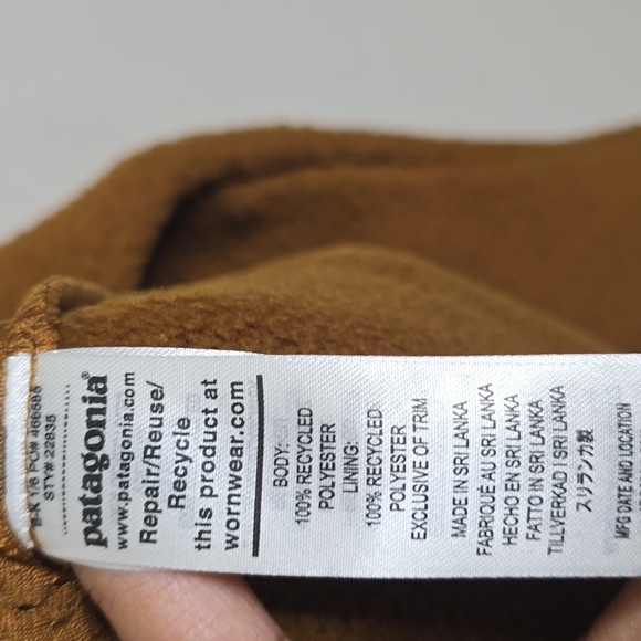 Patagonia Retro Pile Marsupial Brown Sherpa Fleece Pullover Size Xs NwOT. - Picture 6 of 8